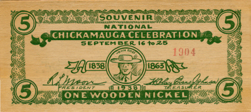 1938 Chickamauga Celebration green, John Ross